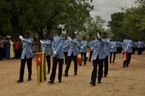 Défilé élèves Collège militaire Eyadéma