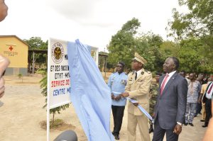 Inauguration centre médicale Collège Militaire Eyadéma