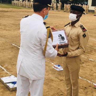 Remise du prix Frère d’Armes à l’École militaire préparatoire Général Leclerc de Brazzaville