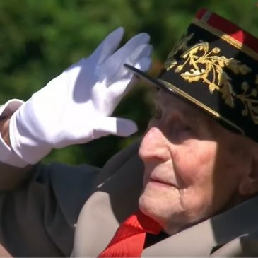 Honneur à nos grands Anciens : le général René Crignola et Léon Gauthier, le dernier survivant français du Débarquement