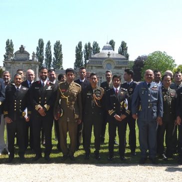 Visite des officiers du Stage intensif de langue française (SILF) de l’Ecole de guerre à Compiègne