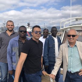 Visite du Port de Toulon par des Officiers Internationaux des EMD