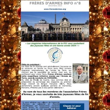 FRÈRES D’ARMES INFO n°8 – DEC 2023