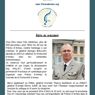 FRÈRES D’ARMES INFO n°10 – MAI 2024