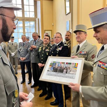 Remise de diplôme des officiers internationaux de l’EDG-T