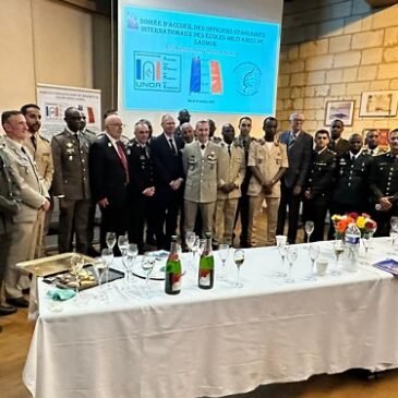 Accueil des internationaux aux Écoles militaires de Saumur